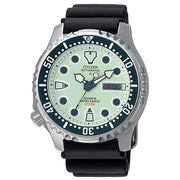 Citizen Diver's Automatic 200mt NY0040-09W - cinturino nero - cassa acciaio - quadrante verde chiaro e scuro